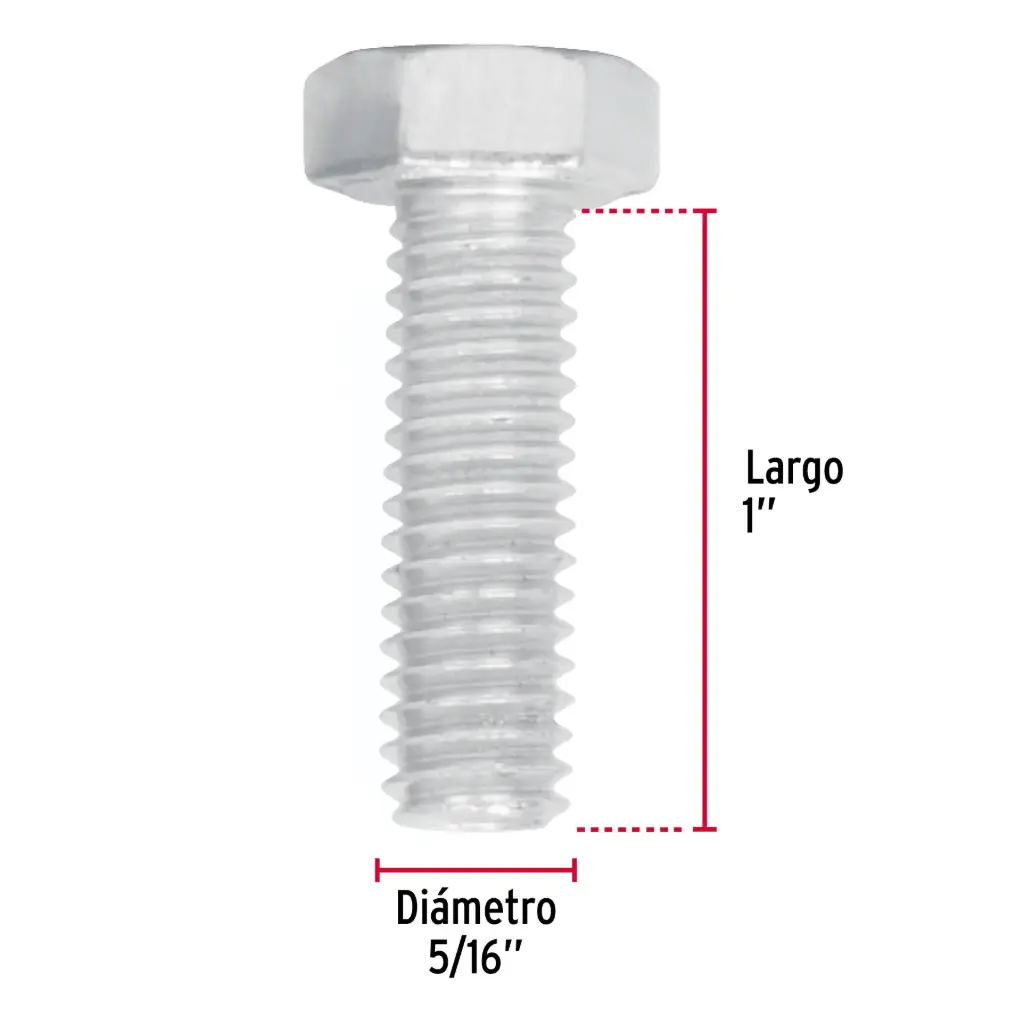 TORNILLO 5/16" X 1" (TO35)