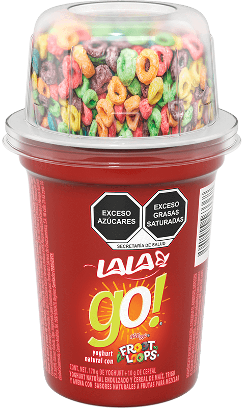 LALA GO! SABOR FRESA CON CANELITAS 140 G
