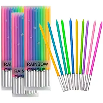 VELAS MAGICAS ARCOIRIS 8 CANDLE