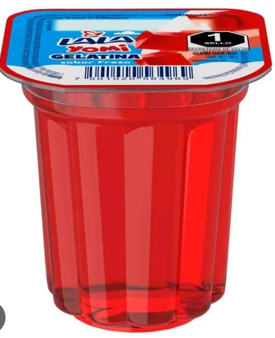 LALA YOMI GELATINA FRESA 100 G