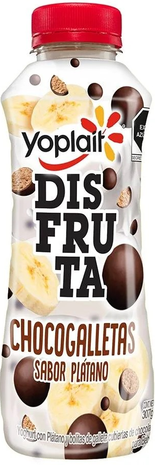 YOPLAIT DISFRUTA CHOCOGALLETAS CON FRESA Y AVENA 307 G