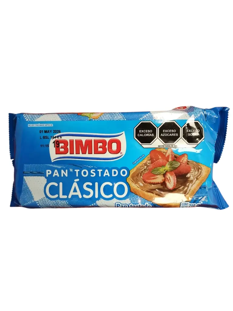 BIMBO PAN TOSTADO CLASICO 210 G