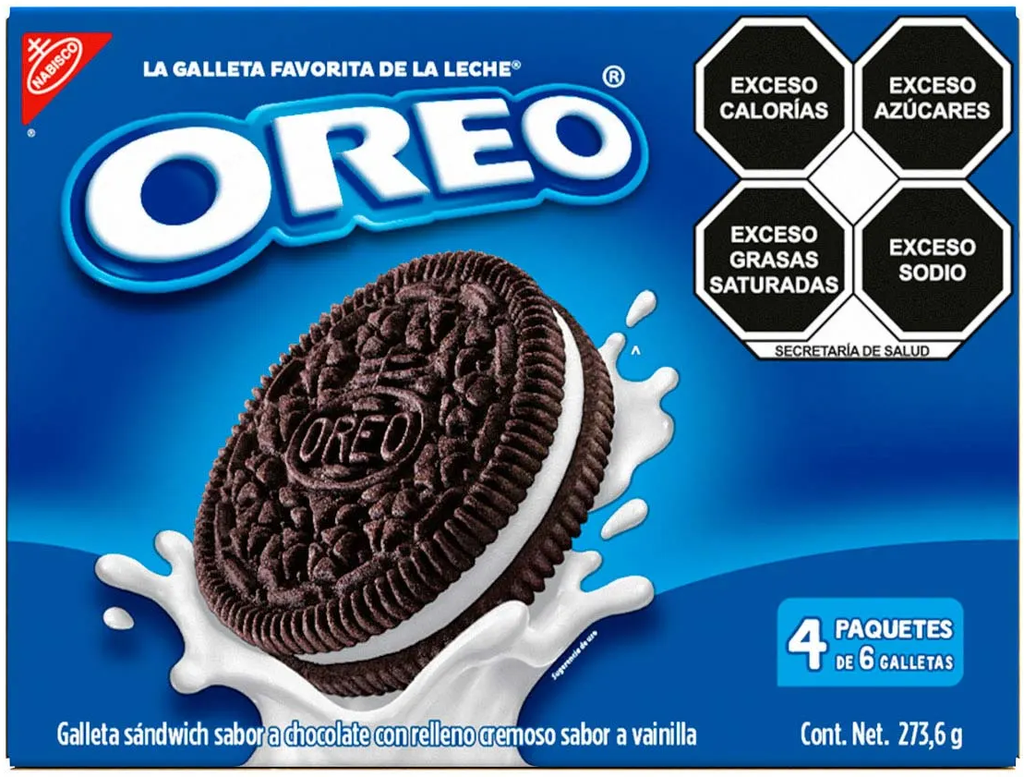 OREO 252 G / 4 PIEZAS