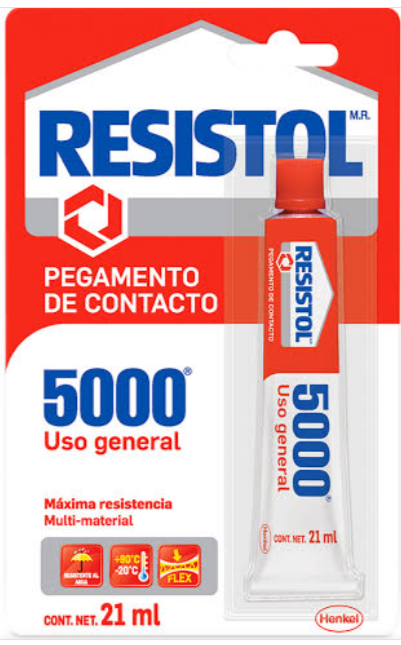 RESISTOL PEGAMENTO DE CONTACTO 5000 21 ML (0308605)