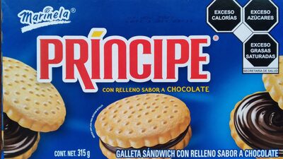 PRINCIPE SABOR CHOCOLATE 5 PAQUETES 315 G