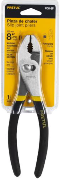 PINZA DE CHOFER 8" MANGO DE PVC PRETUL (22654)
