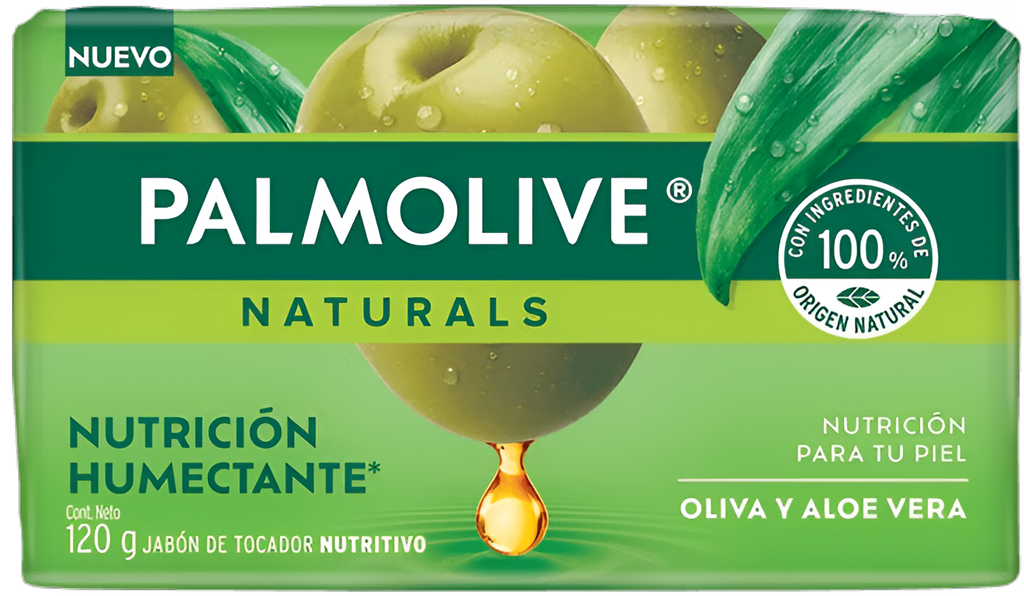 PALMOLIVE JABON OLIVA Y ALOE VERA 120 G