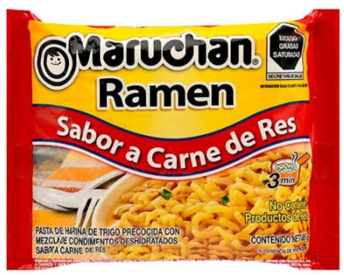 MARUCHAN RAMEN SABOR CARNE DE RES 85 G