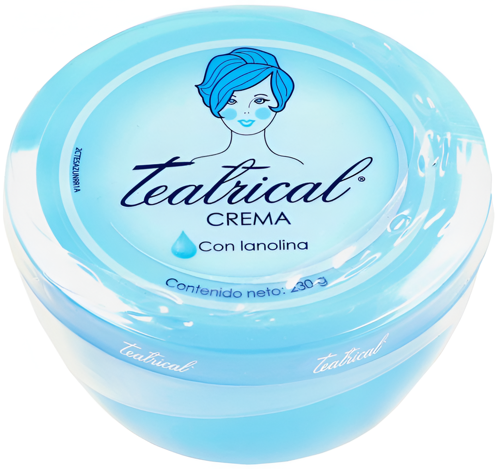 TEATRICAL AZUL CREMA CON LANOLINA 230 ML