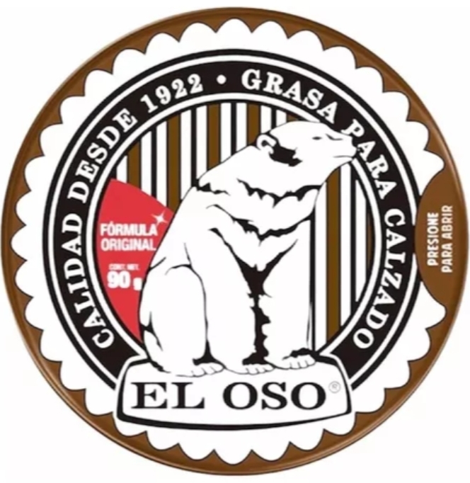 GRASA PARA CALZADO El OSO CAFE OSCURO 90 G