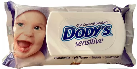 DODYS SENSITIVE CON CREMA PROTECTORA 70 TOALLITAS