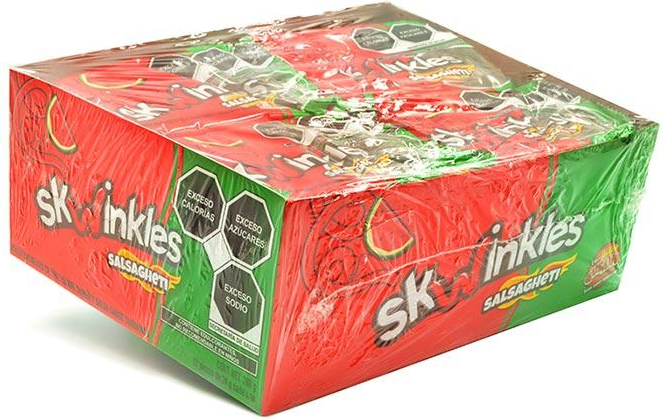SKWINKLES SANDIA SALSAGHETI 12 PIEZAS