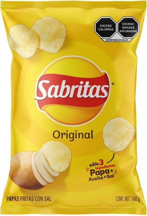 SABRITAS ORIGINAL 160 G