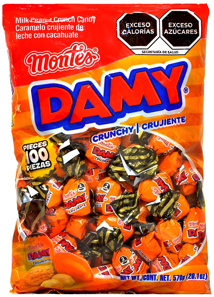 MONTES DAMY CRUJIENTE 570 G / 100 PIEZAS