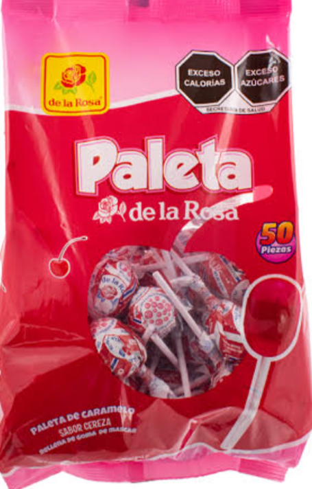 PALETA DE LA ROSA 950 G / 50 PIEZAS