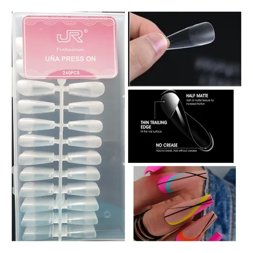 UÑA JR TIPS 240 PCS/BOX NJR