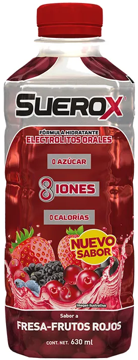 SUEROX FRESA-FRUTOS ROJOS 630 ML