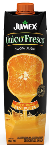 JUMEX UNICO FRESCO NARANJA 960 ML