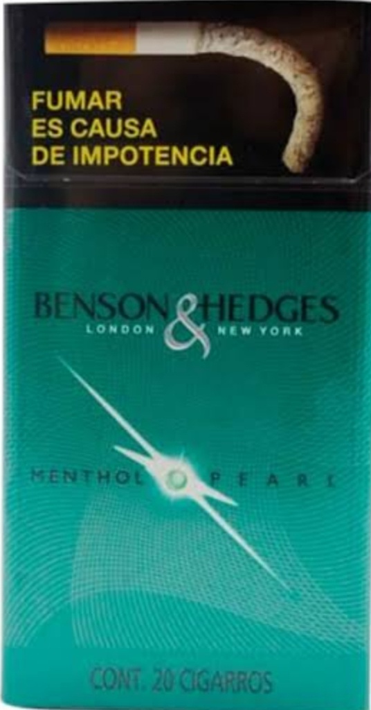 BENSON HEDGES MENTHOL PEARL 20 CIGARROS 
