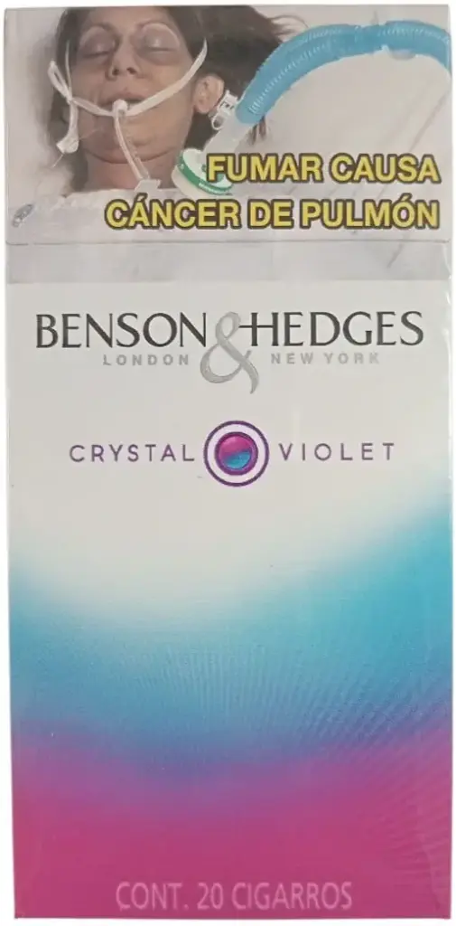 BENSON HEDGES CRISTAL VIOLET 20 CIGARROS 