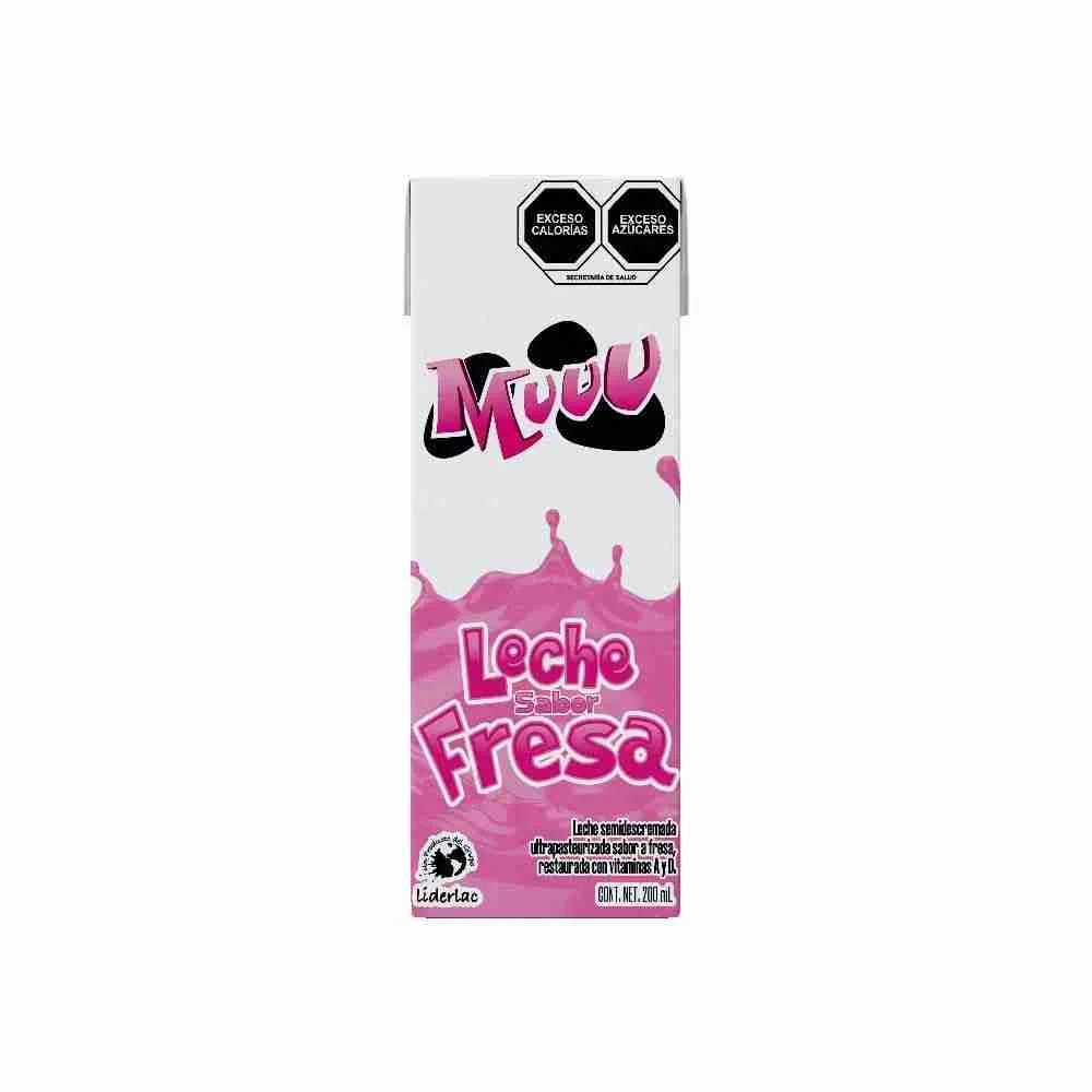 MUU LECHE SABOR FRESA 200 ML