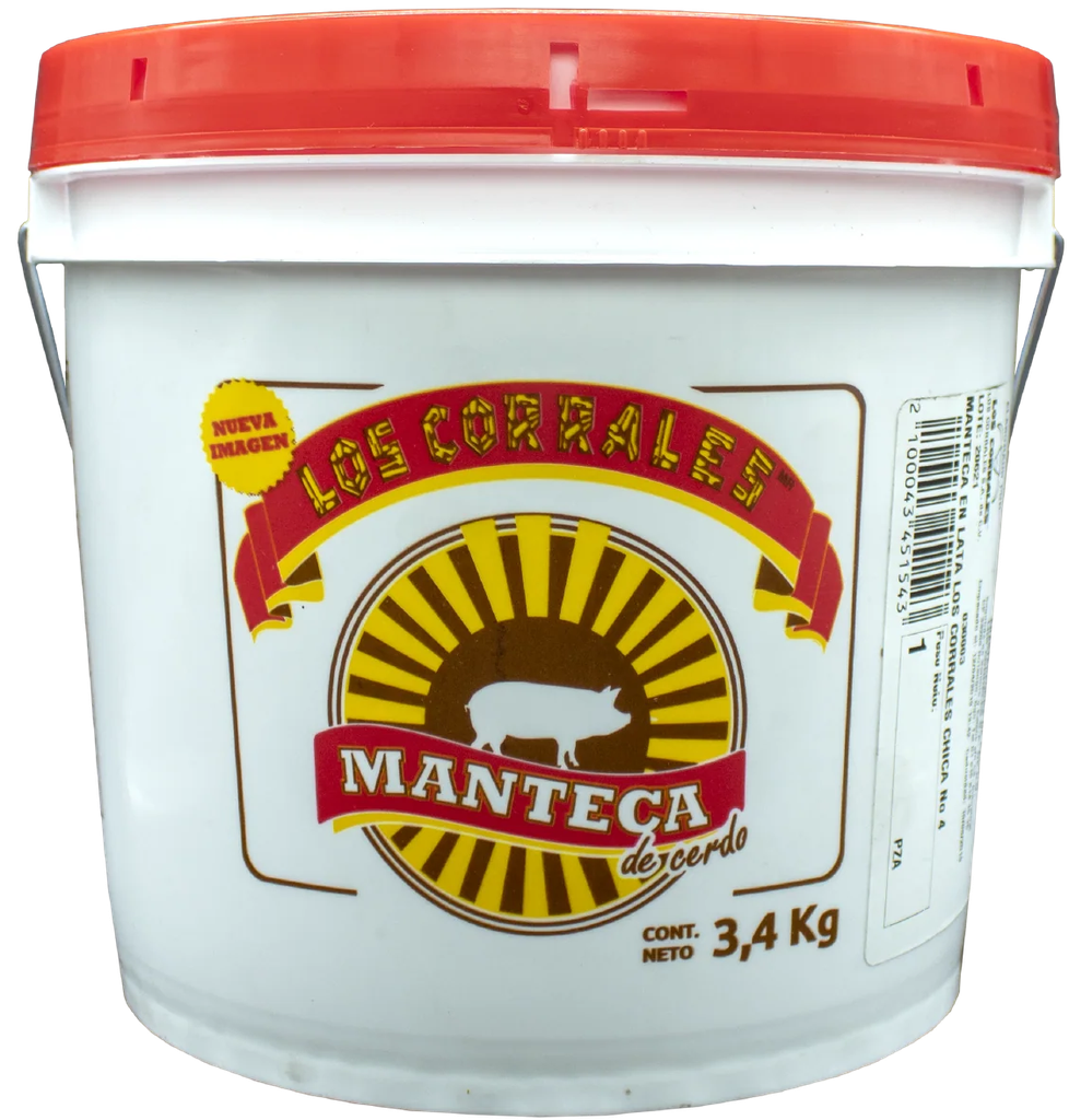 LOS CORRALES MANTECA 3.4 KG