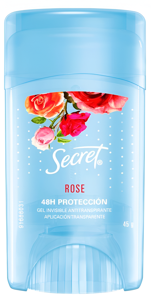 SECRET ROSE BARRA ANTITRANSPIRANTE 45 G