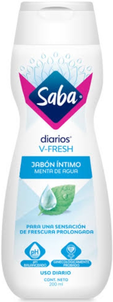 SABA JABON INTIMO V-FRESH 200 ML