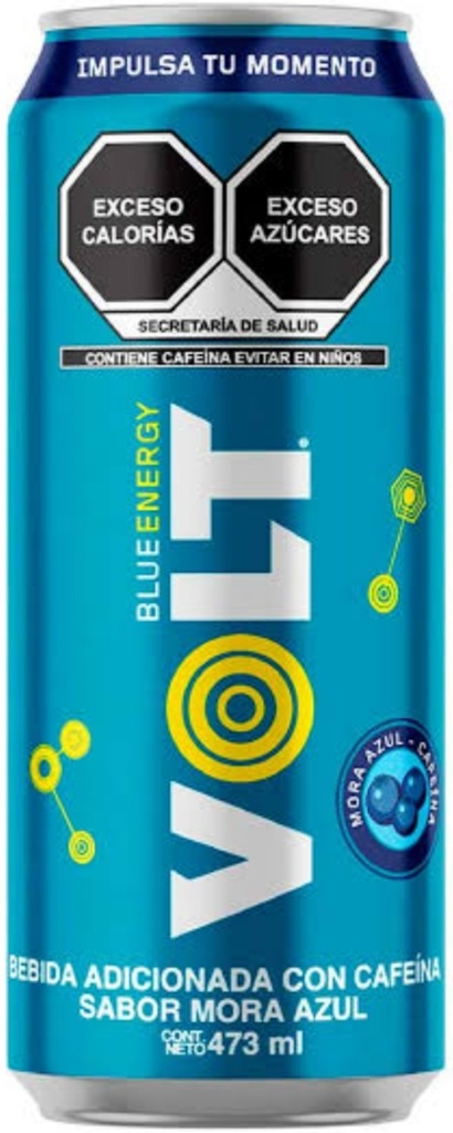 VOLT BLUE ENERGY MORA AZUL 473 ML