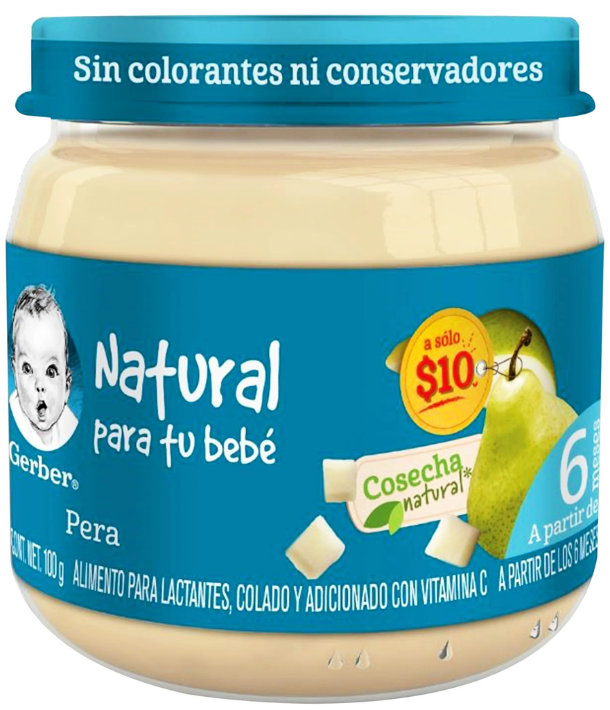 GERBER NATURAL PERA 100 G