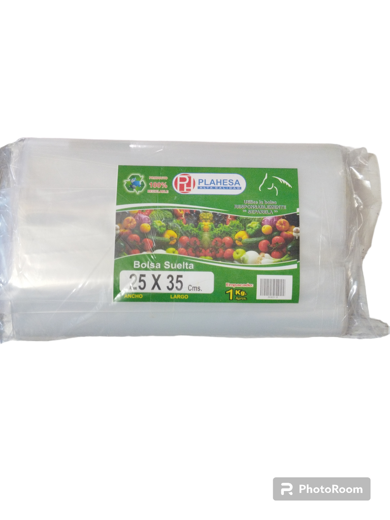 PLAHESA/REYMA BOLSA DE BAJA DENSIDAD 25 X 35 CM (KG)