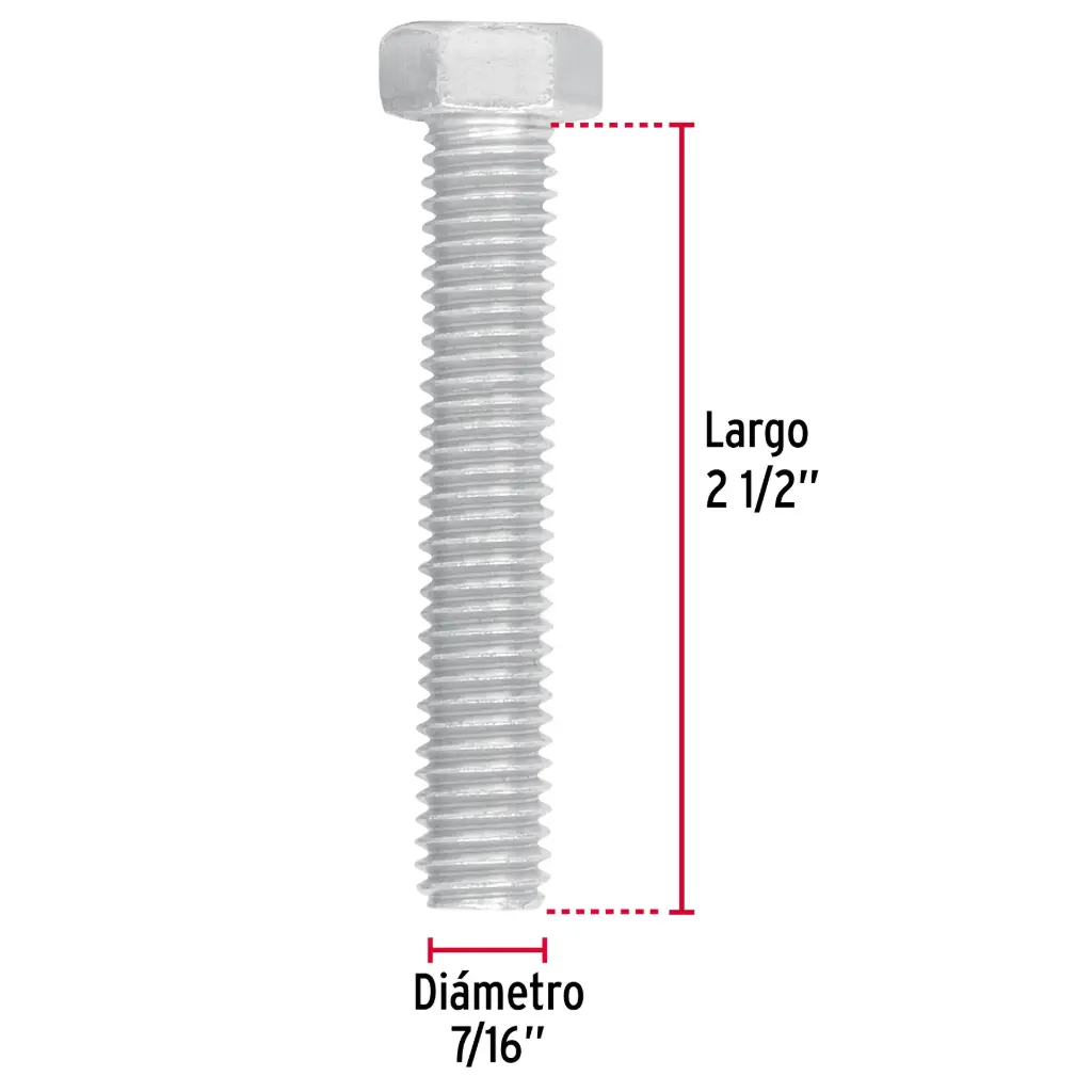 TORNILLO 7/16" X 2-1/2" (TO19)
