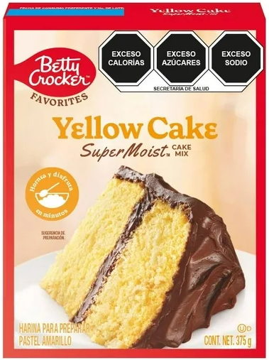 BETTY CROCKER YELLOW CAKE 375 G