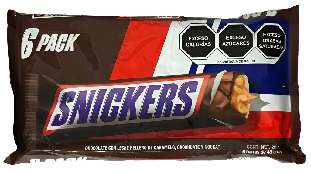 SNICKERS 288 G / 6 PIEZAS