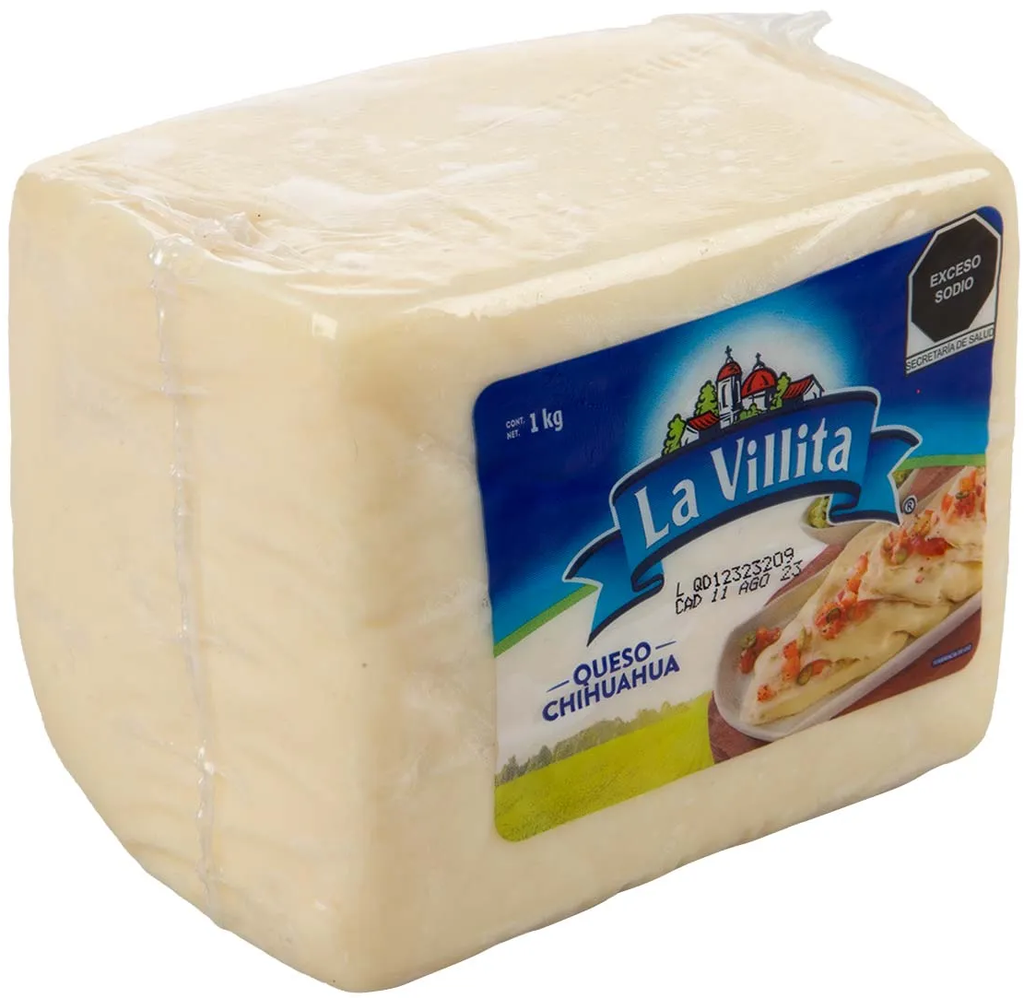 LA VILLITA QUESO CHIHUAHUA NORTEÑO (KG)