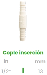 (CONEKTA) COPLE INSERCION 1/2"