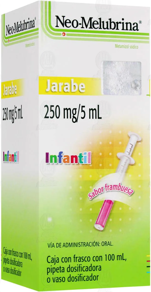 NEO-MELUBRINA JARABE INFANTIL METAMIZOL 250 MG/5 ML 100 ML