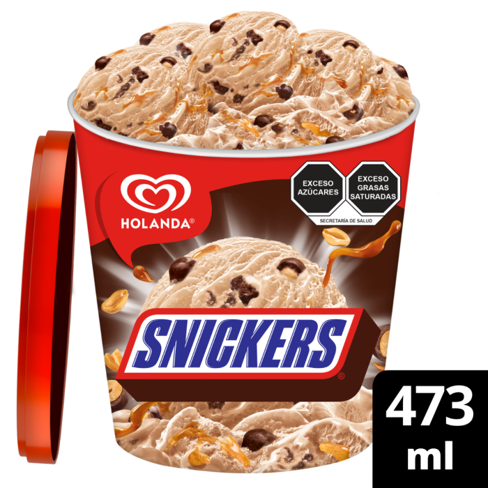 HELADO SNICKERS 473 ML