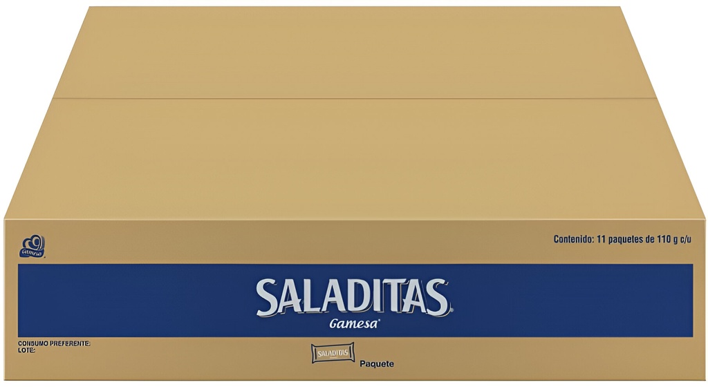GAMESA SALADITAS CAJA 1.2 KG/11 PAQUETES