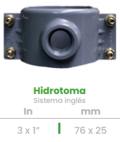 (CONEKTA) HIDROTOMA 3" X 1"