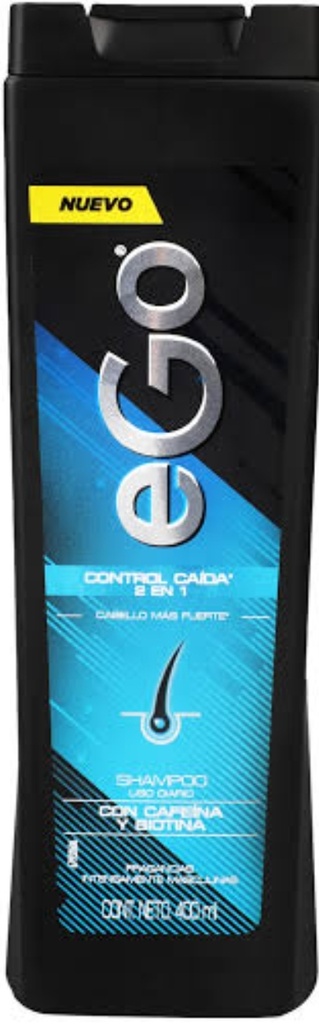 EGO SHAMPOO CON CAFEINA Y BIOTINA 400 ML