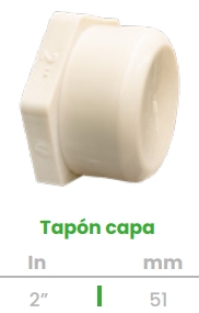 (CONEKTA) TAPON CAPA 2"