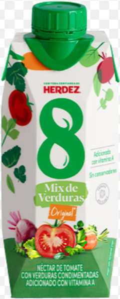 HERDEZ 8 MIX DE VERDURAS 330 ML