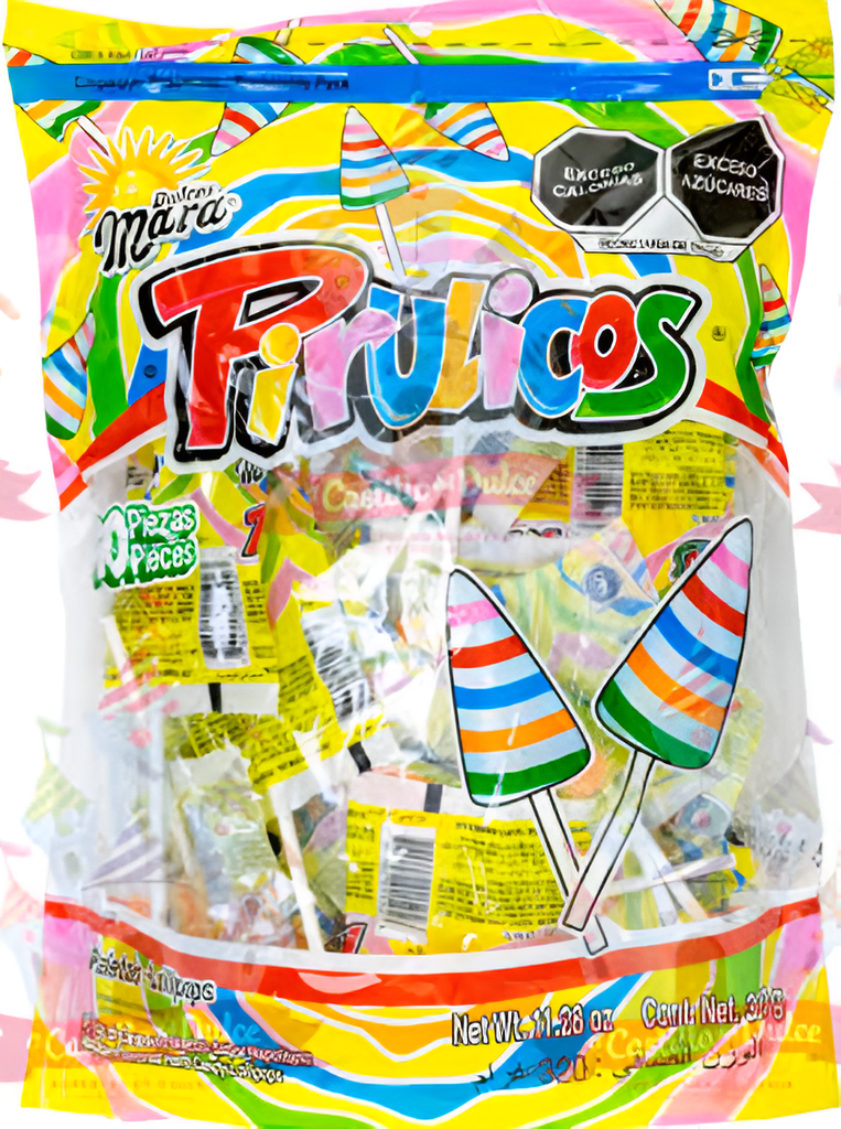 DULCES MARA PIRULICOS 320 G / 40 PALETAS