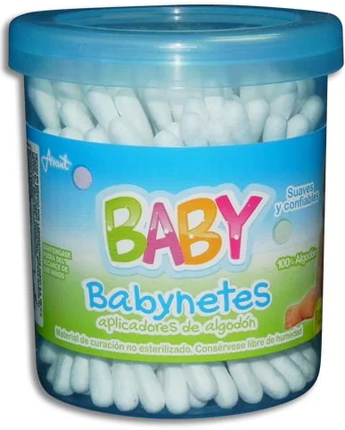 BABY BABYNETES CONTENEDOR AZUL 100 PIEZAS