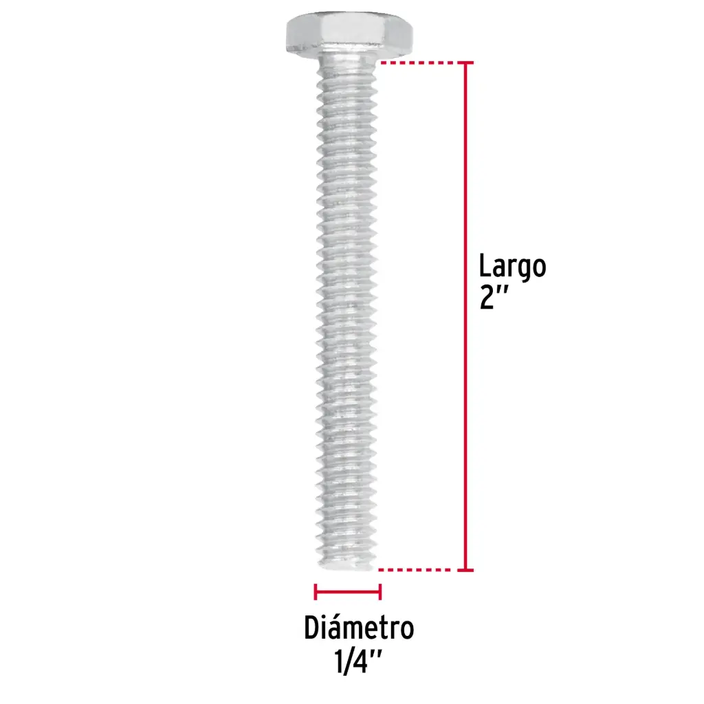 TORNILLO 1/4" X 2" (TO30)