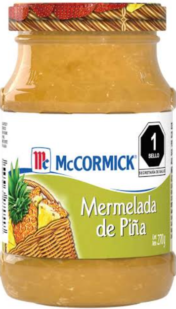 MCCORMICK MERMELADA DE PIÑA 270 G