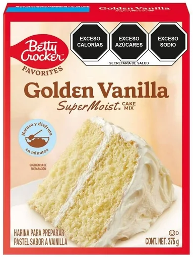 BETTY CROCKER GOLDEN VAINILLA 375 G