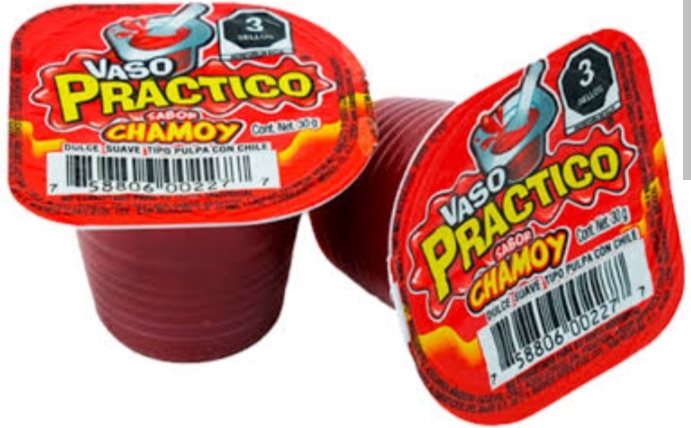 VASO PRACTICO SABOR CHAMOY (INDIVIDUAL)