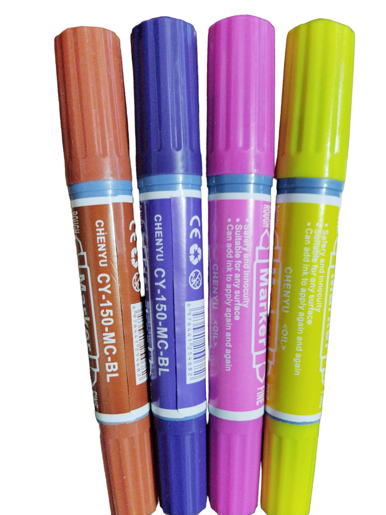 CHENYU MARKER ROUGH/FINE MARCADOR DOBLE PUNTA (INDIVIDUAL)